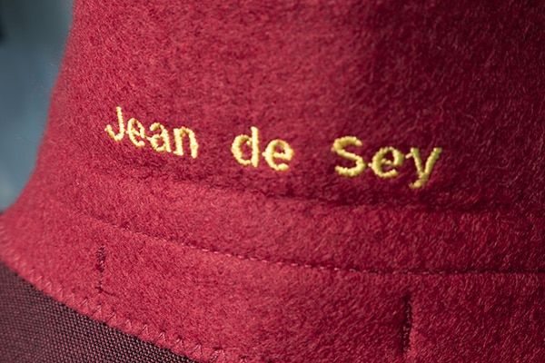 Col de veste gravure Jean de Sey
