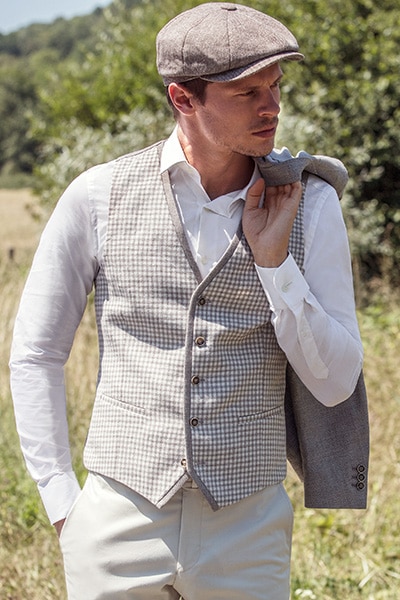 Gilet à carreaux online
